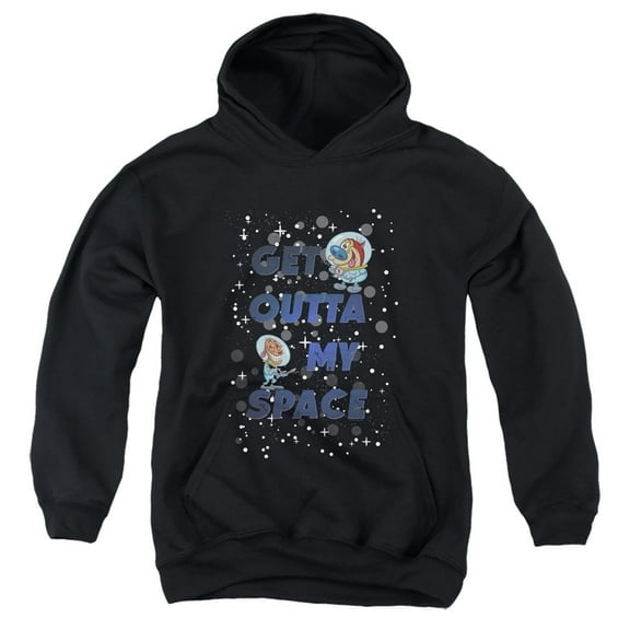 Ren And Stimpy Get Outta My Space Unisex Youth Pull-Over Hoodie