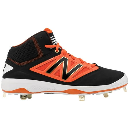 new balance metal cleats orange