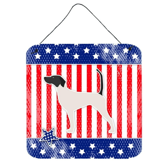 Carolines Treasures BB3295DS66 USA Patriotic English Pointer Wall or Door Hanging Prints