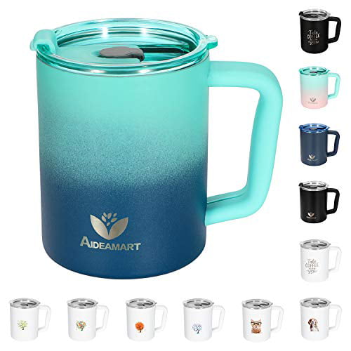 Stainless Steel Coffee Mug Cup Insulated 10oz Tumbler with Lid Mug Multi-colors 