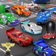 thumbnail image 2 of Disney-Coche de juguete Pixar Cars 3 y 2 para niños, juguete de Metal fundido a presión, Rayo McQueen, Jackson Storm Ramirez, regalo de cumpleaños y Navidad, 1:55, 2 of 4