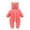 Watermelon Red, variant on Odeerbi Toddler Boys Girls Clothes Winter Jumpsuit Baby Romper 2025 Fashion Solid Color Cute Thickening Keep Warm Bear Ear Jumpsuit Watermelon Red 12-18 Months