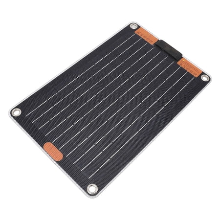 M Buder 30W 5V/3A Double Sided Portable Solar Panel (15.35 inches / 39 cm), Ultra Slim Water Impermeable Fast Charging Solar Charger for Phones and Electronics
