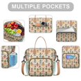 thumbnail image 2 of Beige Princess Dress Pattern Womens Lunch Box for Work,Insulated Large Lunch Bag for Tween and Teen,Loncheras Para Mujer,Leakproof Adult Lunch Bag for Work,Beach,Travel,Picnic,Camping, 2 of 7