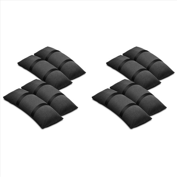 Pesas de Base para Sombrilla, Sacos de Rellenables para Exteriores, Resistentes A la Intemperie, Pesas para Muebles de Jardín, para Paragüero para Jardín, 8 Unidades