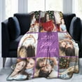 thumbnail image 4 of Personalised Blanket,Custom Blanket with Words Picture Collage Customized Blankets, Birthday Souvenir Gifts Personalized Throw Blanket for Father, Mom, Kids, Dogs, Friends or Lover 31" X 47", 4 of 6