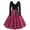 I-Hot Pink, variant on Kcodviy Women Summer Casual Short Button Front Dress Sleeve Dresses Button Down Summer Midi Dresses for Women Knee Length Dress with Wrap Summer Dress Pockets