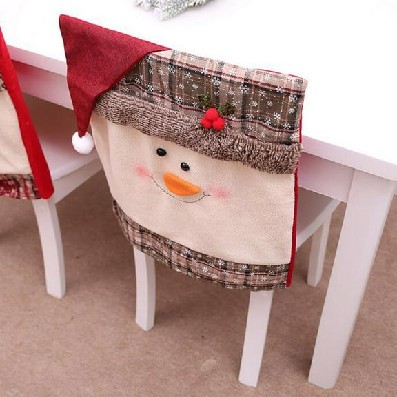 Non-woven Christmas Chair Chair Foot Cover Christmas Decoration