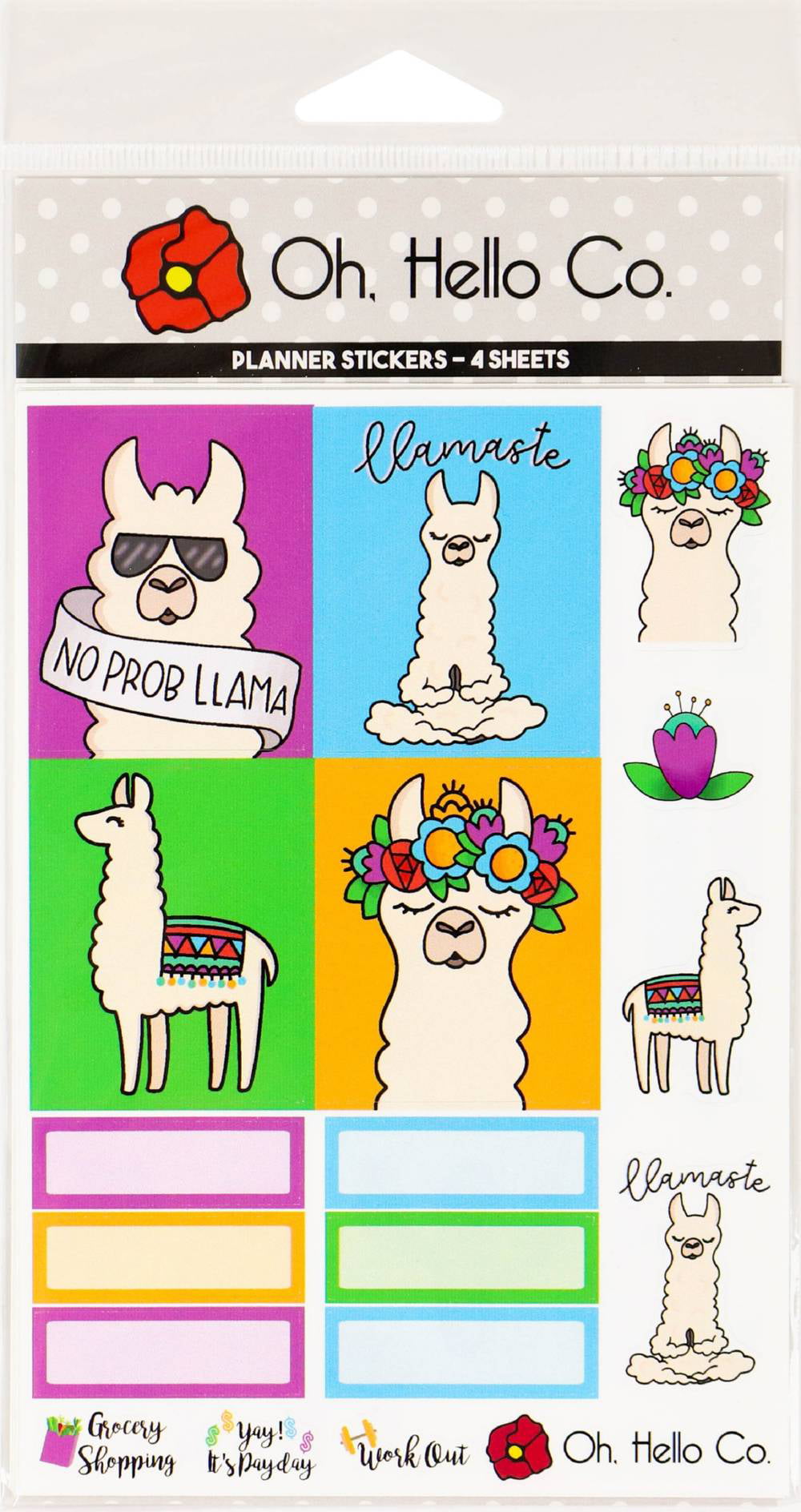 iPad Stickers PNG Stickers Hello Llama Digital Stickers Kit Digital Stickers Digital Planner Stickers GoodNotes Planner