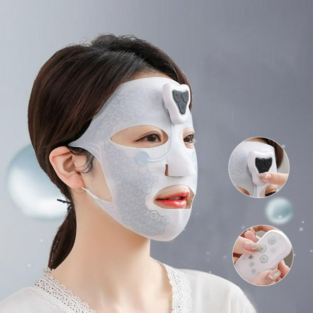 Cubierta facial de belleza SPA masaje facial de tres modos cubierta facial para masaje facial masajeador facial electronico disenado para precision Bodega Aurrera en linea