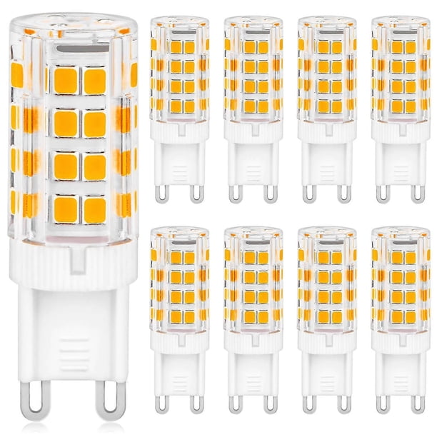 8Pcs G9 LED Light Bulbs Dimmable, 5W LED Bulb Warm White, 360 Beam ...