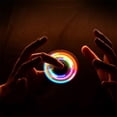 thumbnail image 3 of Fidget Spinner luminoso con luz LED para la mano que brilla en la oscuridad, juguete antiestrés para niños, regalo dorado, 3 of 3