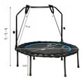 thumbnail image 5 of ALPULON 40 Inch Trampoline with Resistance Bands Adjustable Foldable Fitness Rebounder, 5 of 9