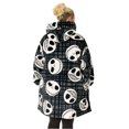 thumbnail image 2 of The Nightmare Before Christmas Chandail à Capuchon Couverture pour Adulte Jack Skellington, 2 of 4