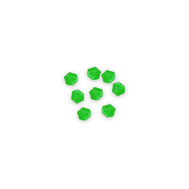 Injueey 200 piezas de piedras luminosas, guijarros de jardín brillantes, decoración de pecera, acuario de roca, adorno de césped oscuro para patio Jardín y Patio Verde Injueey HA066818-05