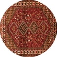 thumbnail image 1 of Ahgly Company Indoor Round Persian Orange Traditional Area Rugs, 8' Round, 1 of 1