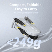 Snaptain P30 Pro GPS Drone with 4K UHD Camera, Foldable 249g Brushless Motor FPV Drone for Beginners with Smart Shooting Modes, GPS Return to Home, 5G Transmission
