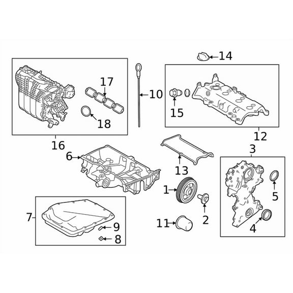 Genuine Mitsubishi Engine Oil Filter Assembly (2022-2023) OE MQ718353