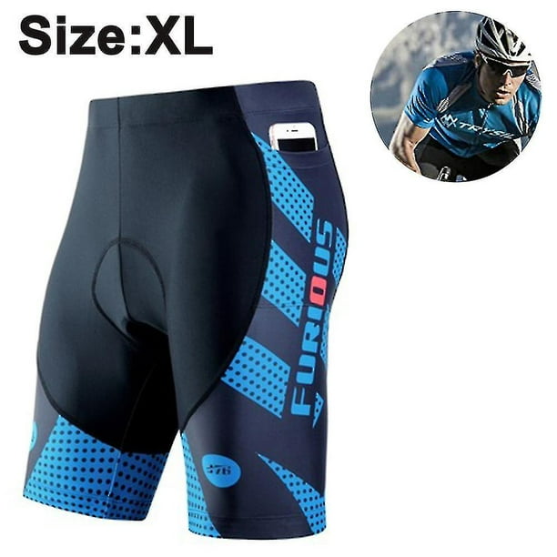 Pantalones cortos de ciclismo para hombre, acolchados en 3D, con mallas para montar en bicicleta, medio pantalón de secado rápido