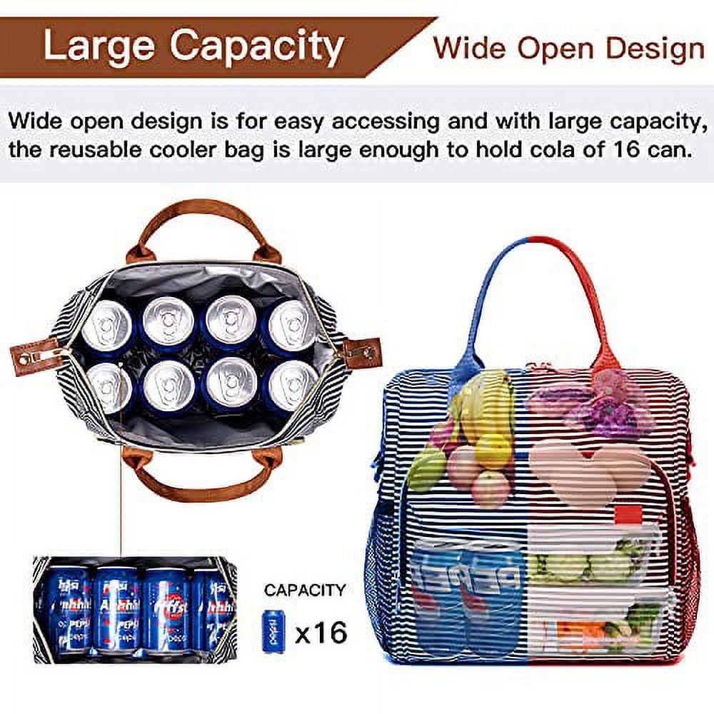 Lunch Box Bag, Office Worker Hand Lunch Bag,tote Food Bag, Waterproof  Oxford Cooler Bags, Portable Zipper Thermal Lunch Bags, For Teenagers And  Workers At School, Classroom, Canteen, Back To School - Temu