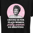 thumbnail image 3 of Golden Girls - Crying Is For Plain Women - Women's Short Sleeve Graphic T-Shirt, 3 of 5