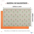 thumbnail image 6 of Yayeee Doormat for Inside 20"x32" Absorbent Low-Profile Washable Non-Slip Rubber Backed Entryway Rug, Green Wildflowers Pattern, 6 of 8
