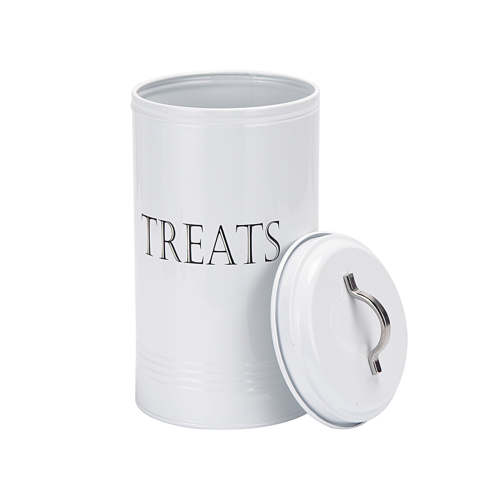 Treat Jar with Lid, Counter Top Canister Decorative Storage Container for Farmhouse Kitchen