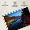 thumbnail image 6 of Elephant Stock Mountain Lake In Vivid Colors Wall Art - Horizontal Canvas Wall Art - Living Room Wall Decor - Nature Canvas - Green And Teal Decor - 12" x 8", 6 of 8