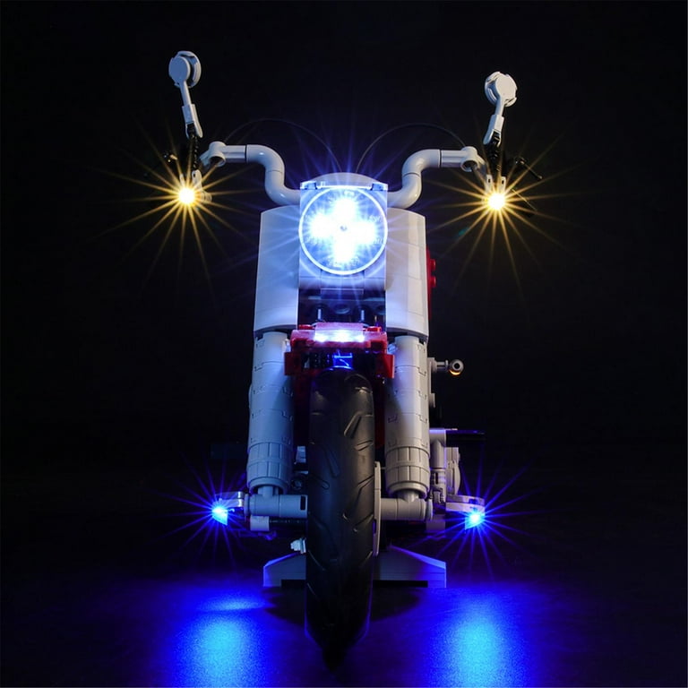 BRIKSMAX LED Lighting Kit for Creator Harley Davidson Fatboy Light Set Compatible with Legos 10269 Building Blocks Model Not Include the Building Set Walmart