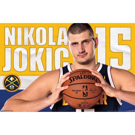 NBA Denver Nuggets – Nikola Jokic 19 Wall Poster 14.725 x 22.375