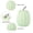 Light Green, variant on Plastic Artificial Pumpkin Halloween Decorations, 9.05 in Large Fake Pumpkin Model for Halloween Decor Indoor, Fall Harvest Table Prop (Light Green)