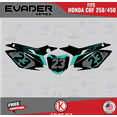 thumbnail image 2 of Kalair GFX Graphics Kit for Honda CRF250R (2014-2017) Evader Series, 2 of 5