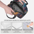 thumbnail image 3 of Disketp Moonlit Night Sky Wolf Lonchera Térmica para Mujer y Hombre, Bolsa de Almuerzo Reutilizable e Impermeable para Trabajo, Viajes y Picnic, 3 of 7