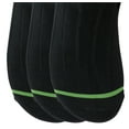 thumbnail image 2 of CANDOR AND CLASS Men's MODAL ULTRA SOFT Dress Socks, Seamless Toe, Ribbed, Crew Length Socks (Black Ribbed 1pk - 3 Pair), 2 of 6