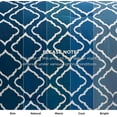 thumbnail image 3 of U by Bedsure King Comforter Set 7 Pieces - Navy Blue Quatrefoil Comforters King Size, Lightweight Bedding Sets for All Season, Bed in a Bag with Comforters, Sheets, Pillowcases & Shams, 3 of 7