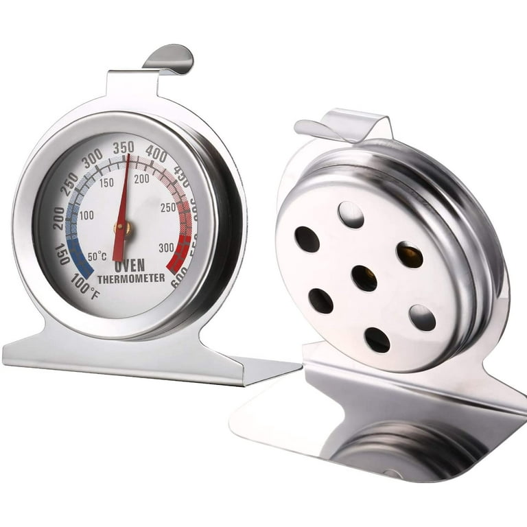 Large Stand Up Oven Thermometer, Stainless Steel, Real Time Measurement  Display, Fahrenheit & Celsius, Eco Friendly