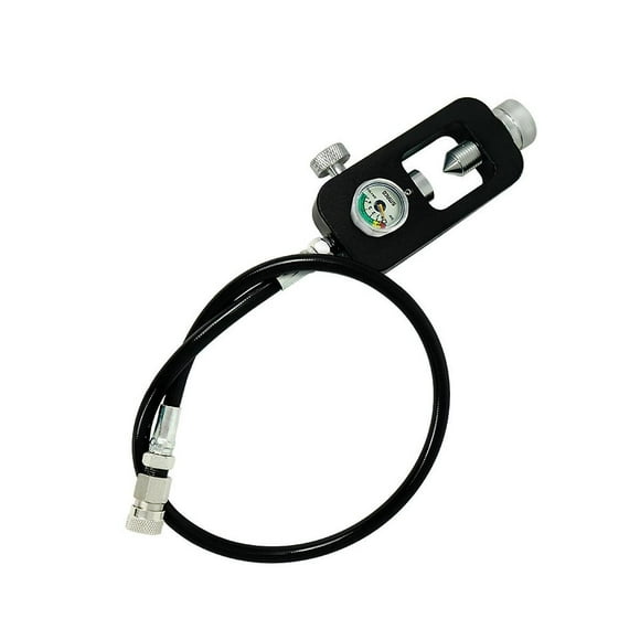 Diving Oxygen Cylinder Inflation Valve Scuba Rebreather Conversion Small Underwater Scuba Air Guid-SinKeeU