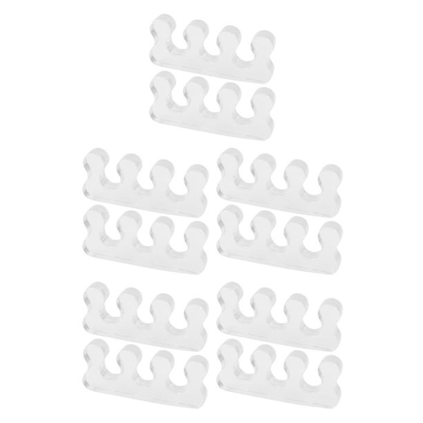 Vogacara 2X Toes Stretcher Multipurpose Foot Corrector Tool Splitter Seperatoring Applicable Adult Stabilizer Feet Widely Device Spliting Transparente 5piezas