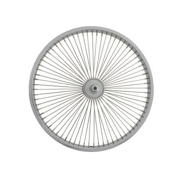 20" Steel Front Wheel 72 Spoke Chrome