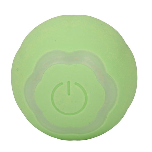 Cat Toys, Smart Ball Toy, Two Modes Silicone Suitable for Wood Floors, Tile Floors, Thin Carpet, Perfect Present for Cats LED Lights Bite Resistant