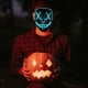thumbnail image 4 of Máscara de payaso fantasma de Halloween máscara de luz LED de terror accesorios de vestir para fiesta festiva, 4 of 5