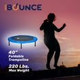 thumbnail image 5 of New Bounce Mini Trampoline for Kids and Adults, Foldable Indoor Trampoline Fitness Rebounder, Sturdy Trampoline Holds 150–220 lbs, 5 of 5