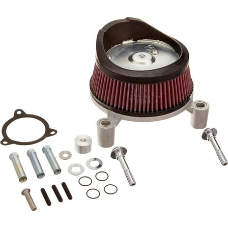 Arlen Ness Plain Big Sucker Performance Air Filter Kit, Red
