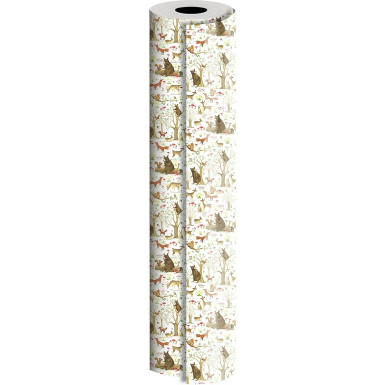 JAM Paper Industrial Size Bulk Wrapping Paper Rolls Fairytale