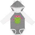 thumbnail image 3 of Inktastic Summer Frog Beach Vacation Sunglasses Girls Long Sleeve Baby Bodysuit, 3 of 5