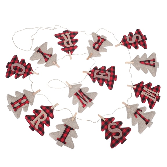 PTOOTP Reusable Linen Christmas Party Banner in Multiple Colors, Ideal Holiday Decoration, and Festive, 1 Piece