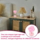 thumbnail image 5 of Lámpara de noche táctil con forma de rosa 3D, recargable por USB, con 3 modos de intensidad regulable, decorativa y romántica (rosa), 5 of 7