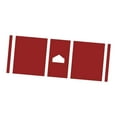 thumbnail image 4 of Lipstore Baseball Hitting Mat Batting Cage Mat Heavy Duty for Friends Softball Family Red, 4 of 8