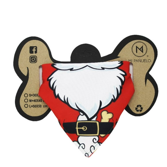 Pañuelo doble vista para perro navidad S Mi Pañuelo