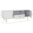 thumbnail image 5 of SAFAVIEH Genevieve Modern Storage TV Stand, Grey/White Washed (54 in. W x 15.7 in. D x 19.7 in. H), 5 of 7